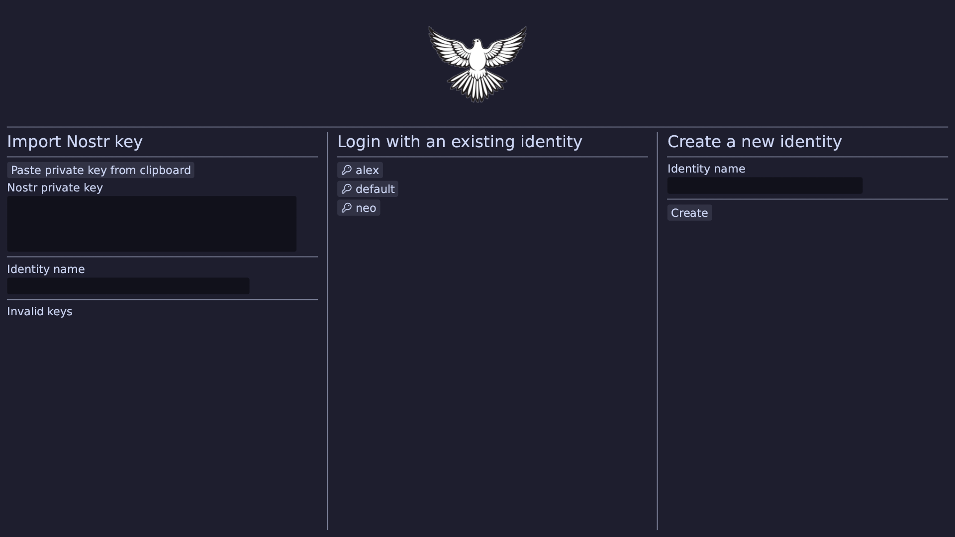 login